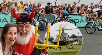 Etapa Tour de France zevnitř: jeli jsme po trati před pelotonem i letěli nad ním