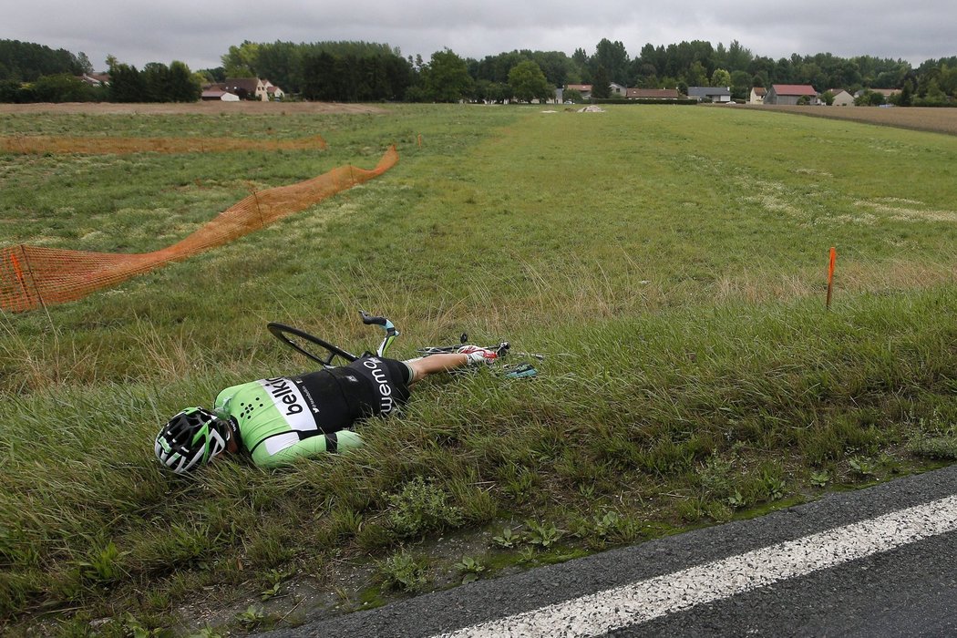 S cyklistou Stefem Clementem to v sedmé etapě Tour de France nevypadalo vůbec dobře
