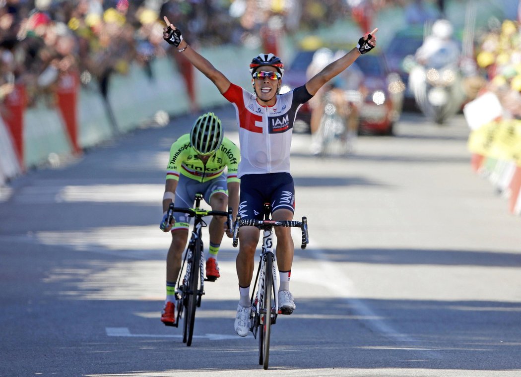 Kolumbijský cyklista Jarlinson Pantano vyhrál nedělní etapu na Tour de France.