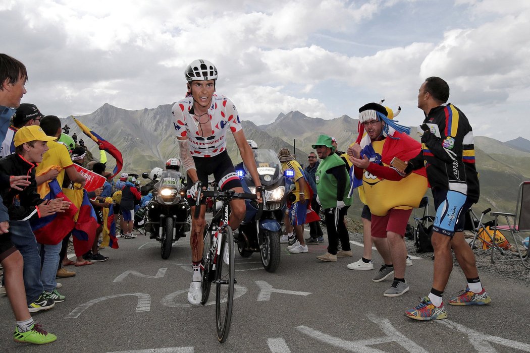 Warren Barguil v sedmnácté etapě Tour de France