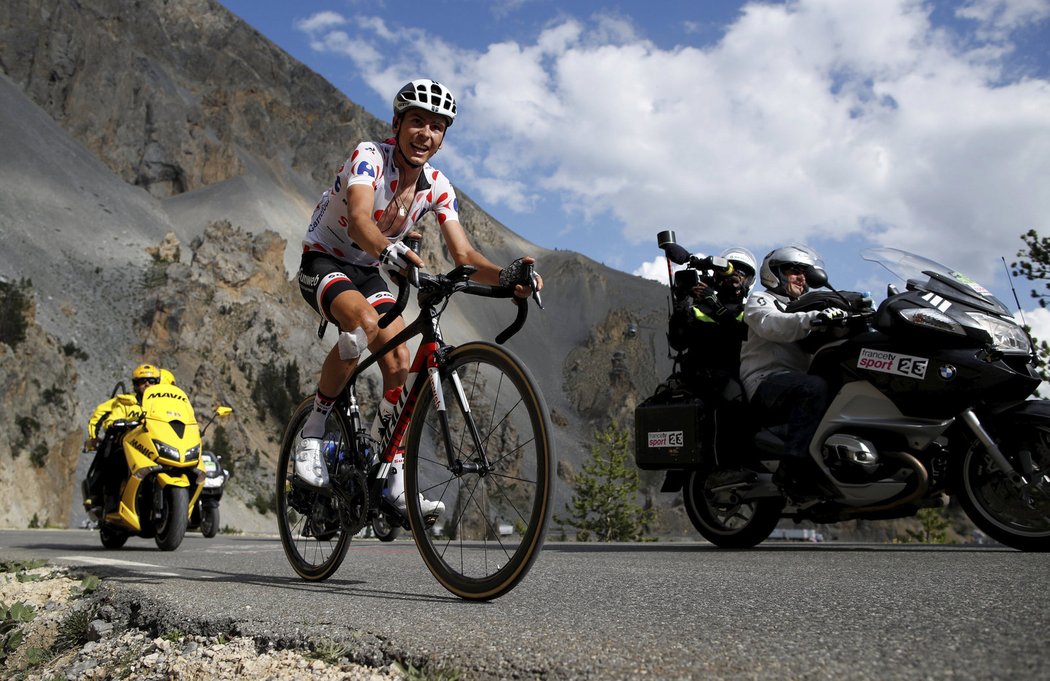 Warren Barguil zdolal Col d&#39;Izoard nejúspěšněji