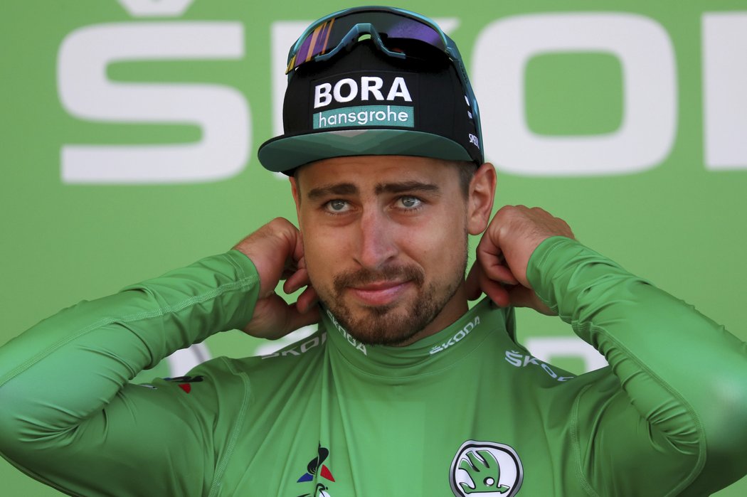 Peter Sagan ve své oblíbené zelené