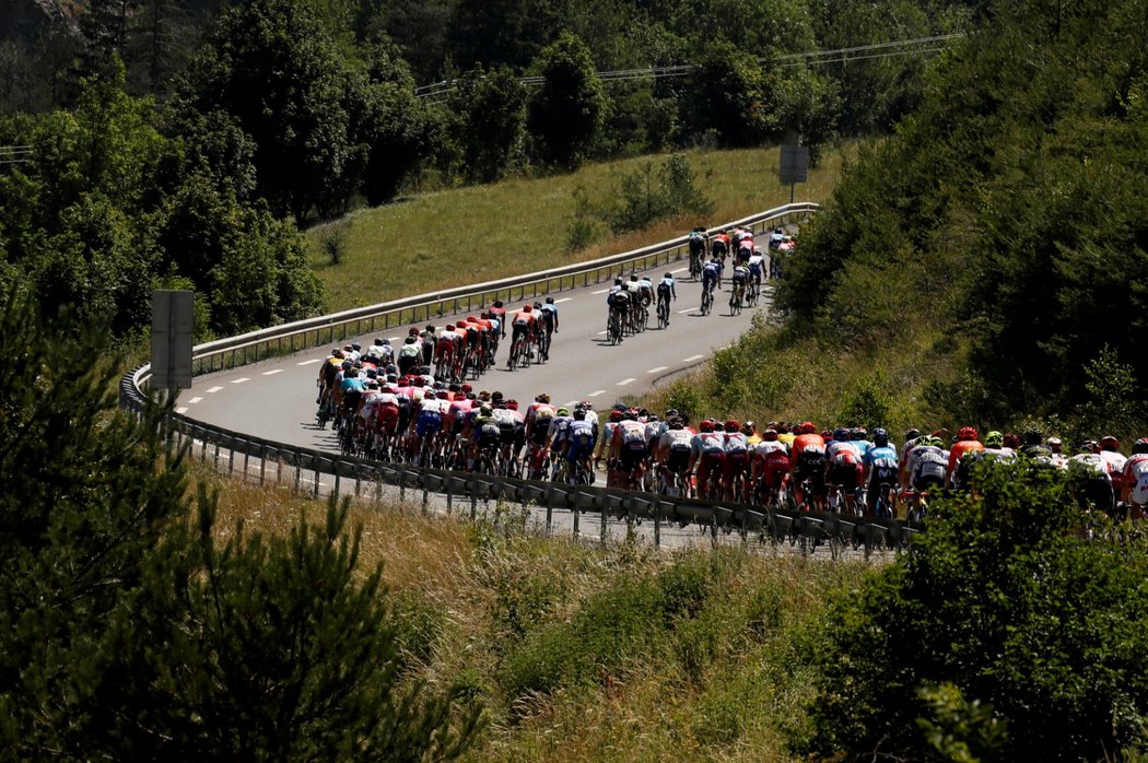 Záběry z 18. etapy cyklistické Tour de France