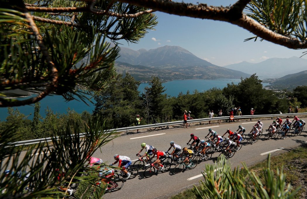 Záběry z 18. etapy cyklistické Tour de France