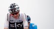 Britský závodník týmu Sky a obhájce triumfu na Tour de France Chris Froome se v 17. etapě trápil