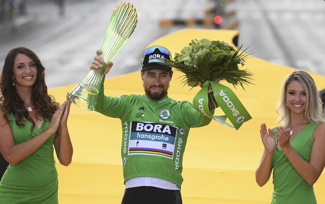 Zelený trikot a jeho majitel Peter Sagan