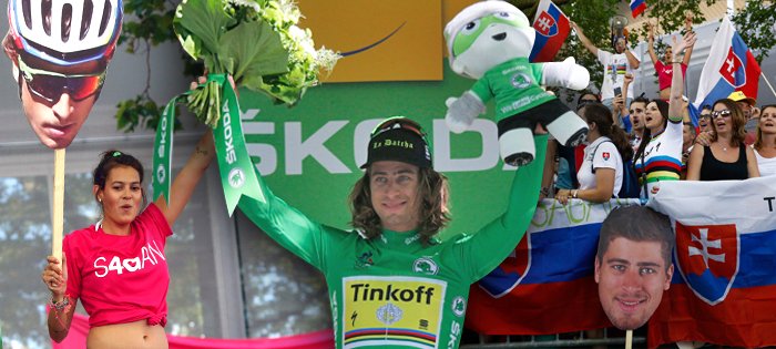 Slovenský cyklista Peter Sagan dominuje sprinterským etapám na Tour de France