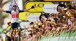 Bauke Mollema oslavuje vítězství ve 14. etapě Tour de France