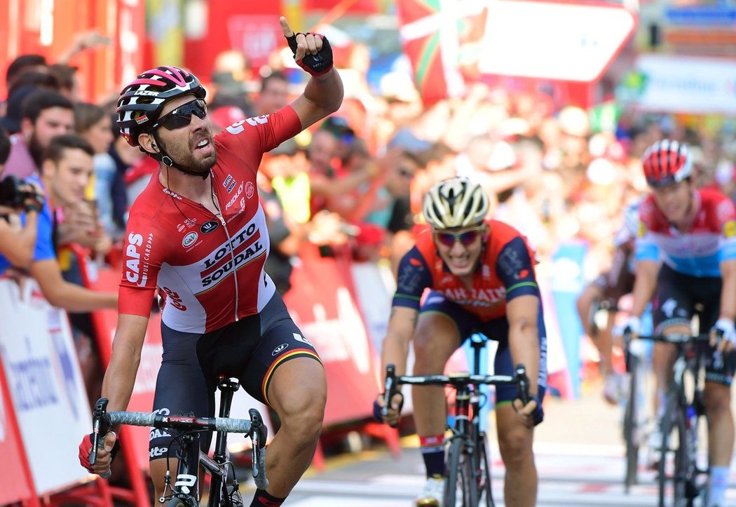 Vítězstvím v 19. etapě Vuelty zkompletoval Thomas De Gendt kompletní sbírku etapových výher na Grand Tours