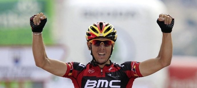 Belgičan Philippe Gilbert slaví triumf v 19. etapě Vuelty, v tomto ročníku už druhý