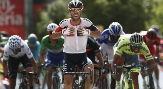 Contador v závěru sedmé etapy Vuelty upadl, vyhrál Van Genechten