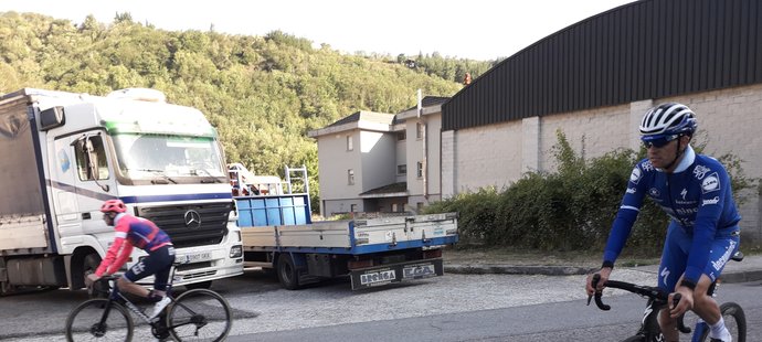 Český cyklista Zdeněk Štybar na letošním ročníku Vuelty