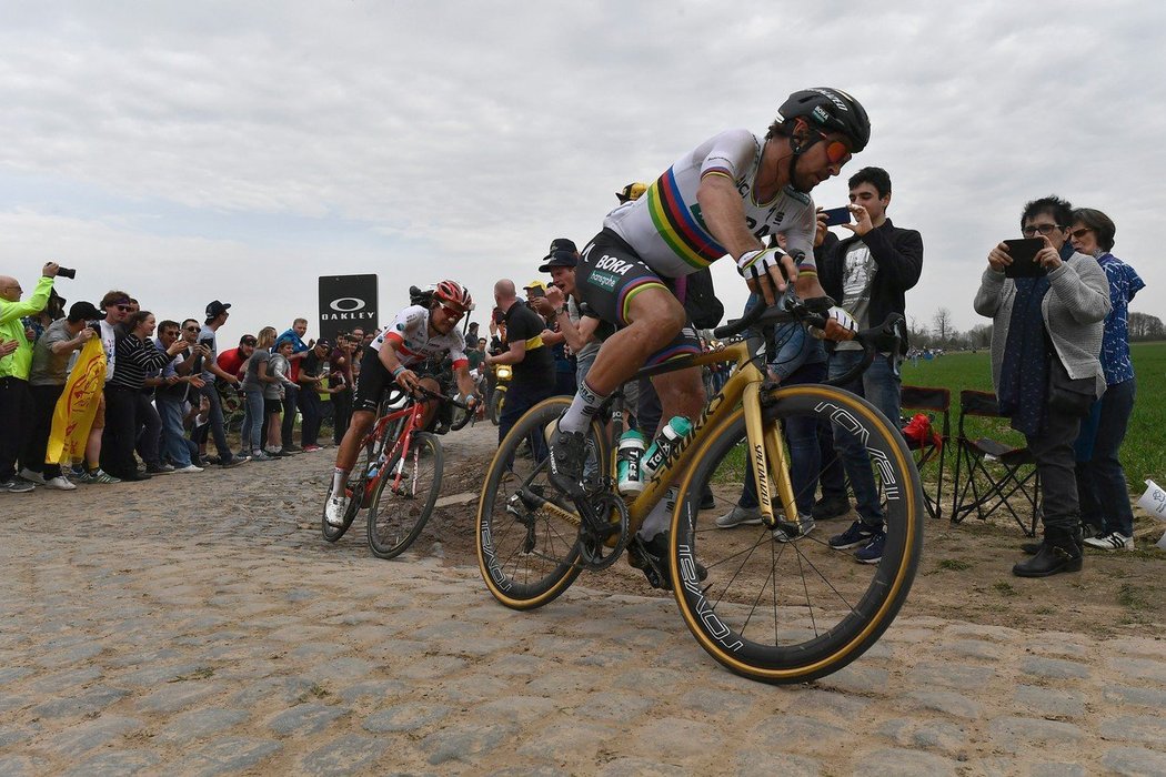 Peter Sagan slavný závod ovládl vůbec poprvé v kariéře