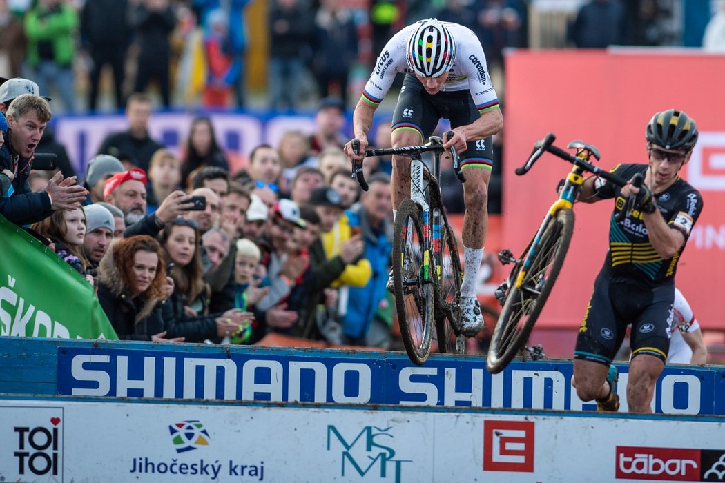 Cyklokros v Táboře ovládl Mathieu Van der Poel z Nizozemska