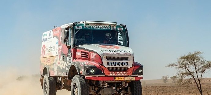 Aleš Loprais (InstaForex) vyhrál tři etapy z pěti na Rally Oil Libya Maroc 2015