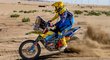 Český závodník Martin Michek během Rallye Dakar