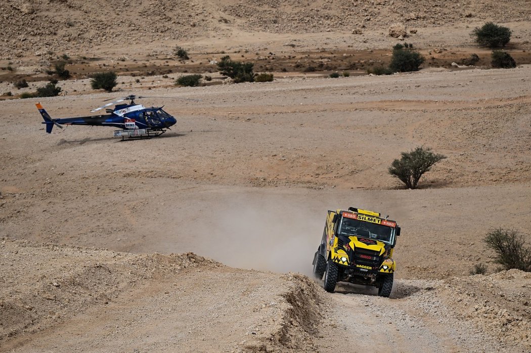 Pilot kamionu Iveco Martin Šoltys nebude po nehodě v 6. etapě Rallye Dakar pokračovat v soutěži.