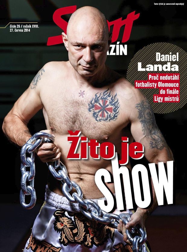 Tuitulní strana pátečního magazínu deníku Sport Tuitulní strana pátečního magazínu deníku Sport