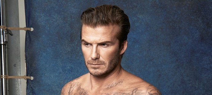 Takhle pózuje David Beckham pro výrobce spodního prádla v roce 2014