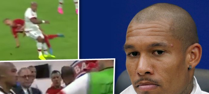 Nigel de Jong na hřišti tvrdí muziku ve velkém stylu, naposledy to odskákal joshua Kimmich z Bayernu