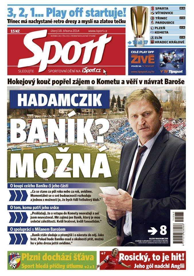 Deník Sport 18. 3.