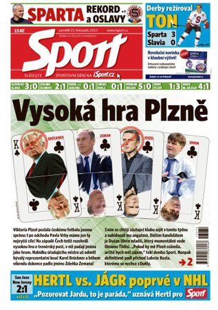 Deník Sport 25. 11. 2013