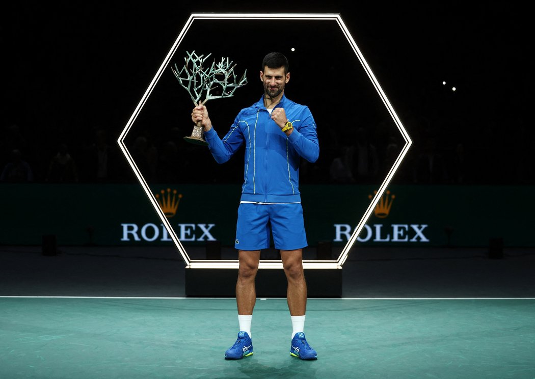 Novak Djokovič vybojoval titul na Masters v Paříži