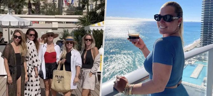 Bývalá tenistka Dominika Cibulková vyrazila s kamarádkami na dámskou jízdu do Francie