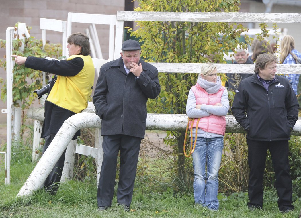 Dostihový trenér František Holčák na Velké pardubické v roce 2013