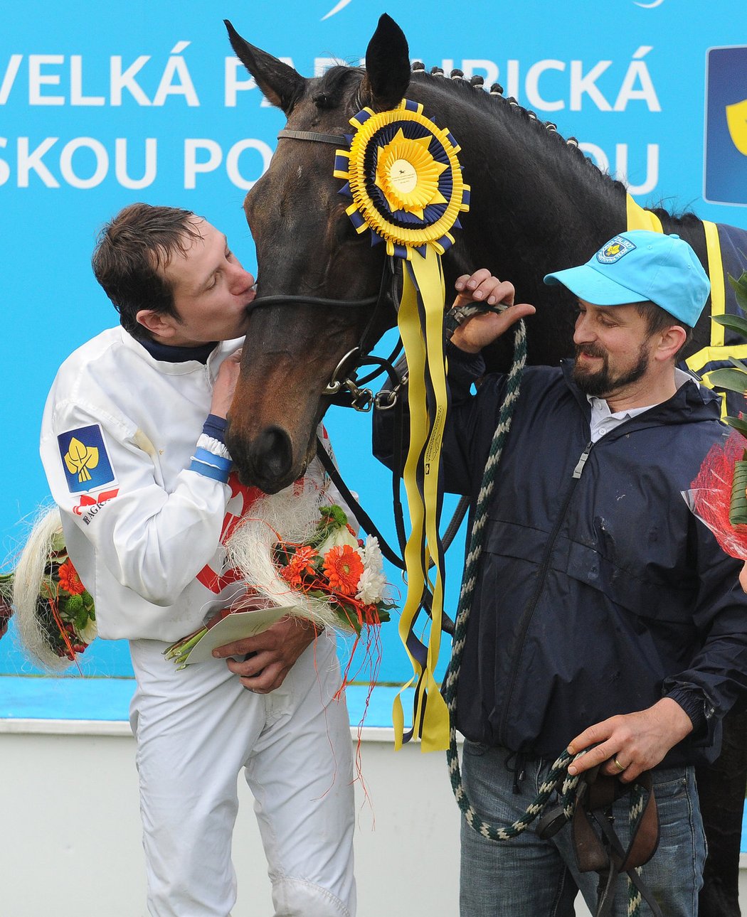 Orphee des Blins - největší favoritka Velké pardubické s žokejem Faltejskem po triumfu v roce 2012