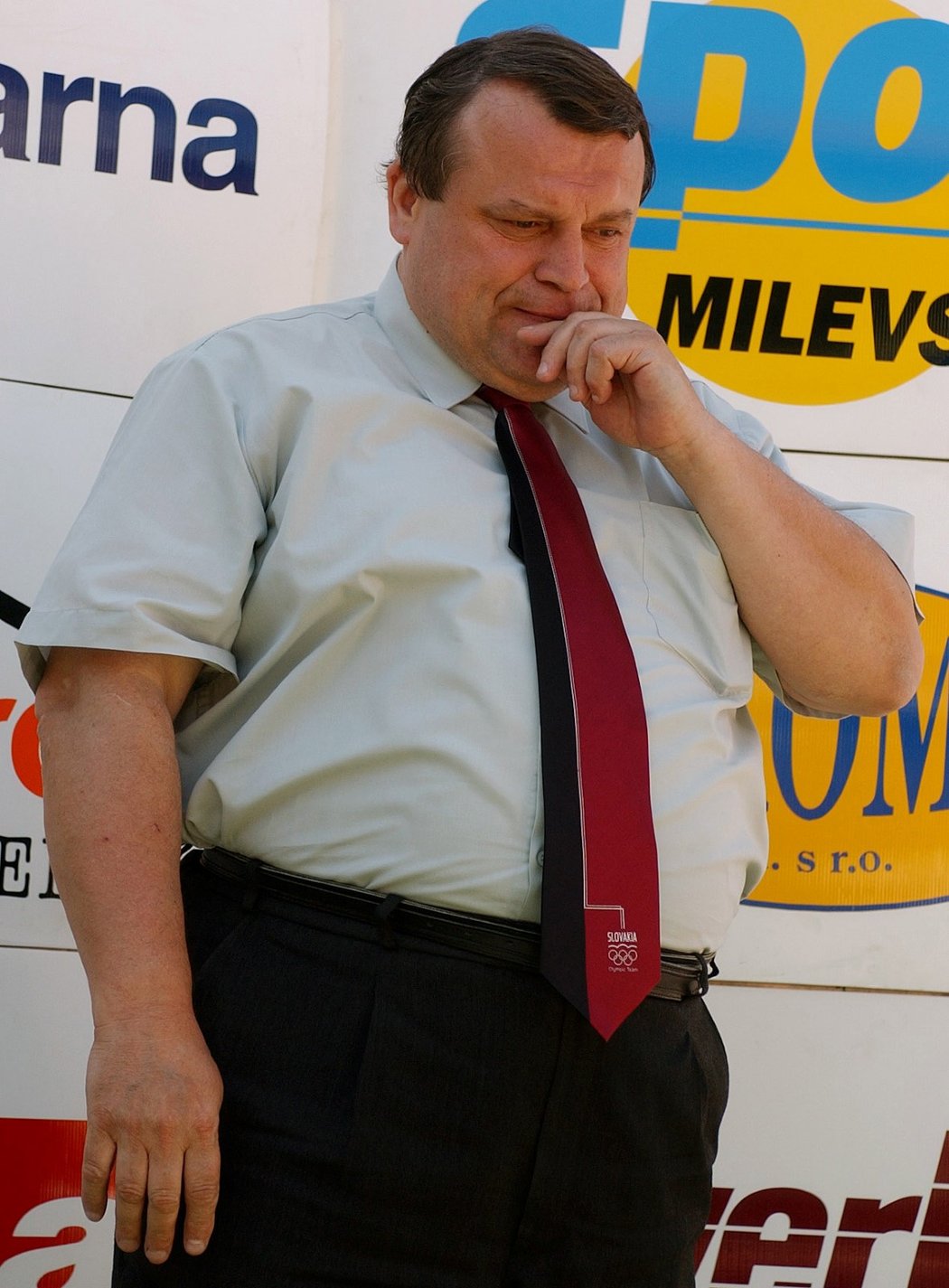 Bývalý dráhový cyklista Anton Tkáč v roce 2002