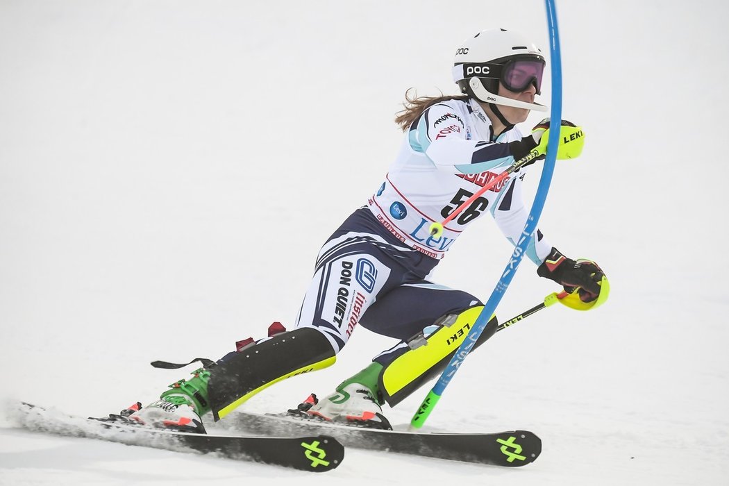 Senzační deváté místo obsadila lyžařka Martina Dubovská ve slalomu Světového poháru v Levi