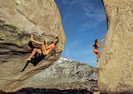 Horolezci Chris Sharma a Daila Ojedová ukázali svá těla na Mallorce