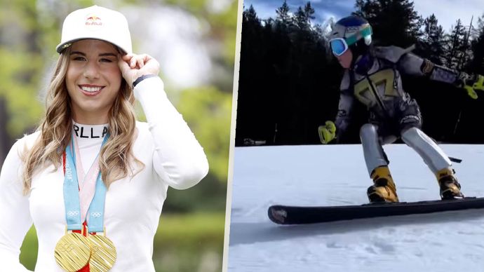 Ester Ledecká hlásí skvělé zprávy. Opět zpět na svahu a připravena závodit!