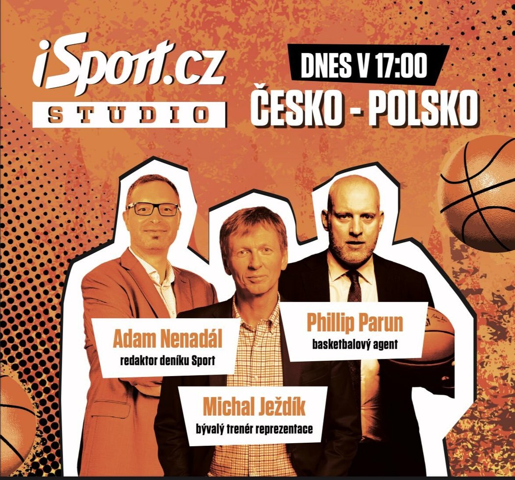 iSport studio k zápasu Česko - Polsko začíná v 17 hodin