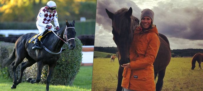 Eva Samková navštívila v domově důchodců Tiumena, s kterým Josef Váňa vyhrál Velkou pardubickou