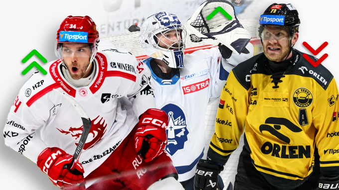 Extraligové týmy loni a letos: Skokanem je Třinec, Litvínov padá střemhlav dolů Extraligové týmy loni a letos: Skokanem je Třinec, Litvínov padá střemhlav dolů