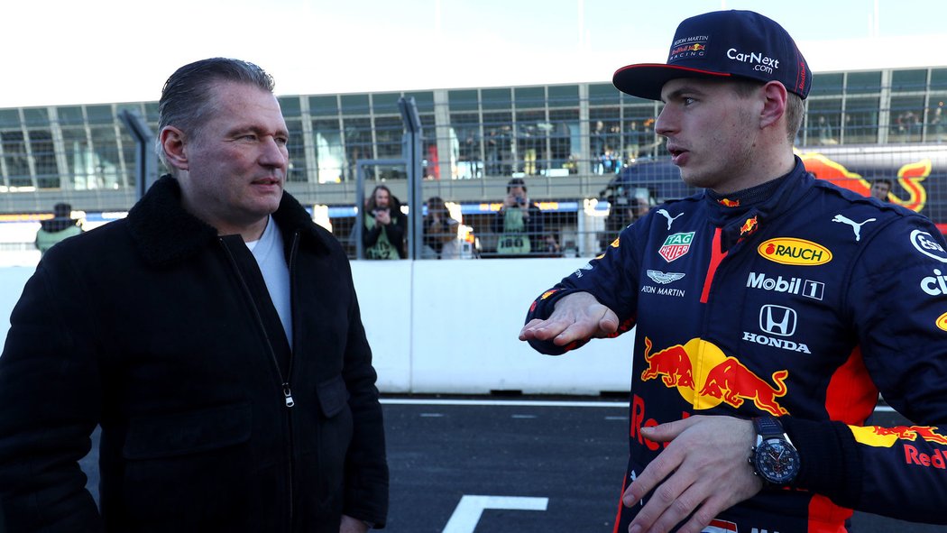 Max Verstappen s otcem, také někdejším pilotem F1