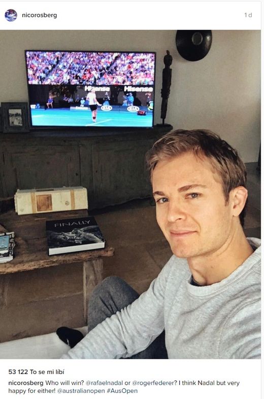 Mistr světa F1 Nico Rosberg myslel, že vyhraje Rafael Nadal. Titul ale přál oběma. Mistr světa F1 Nico Rosberg myslel, že vyhraje Rafael Nadal. Titul ale přál oběma.