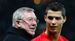 Alex Ferguson a Cristiano Ronaldo