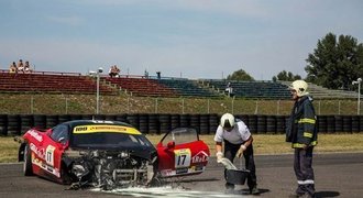 Višňovský zrušil ferrari, z nehody vyvázl otřesený, ale bez zranění