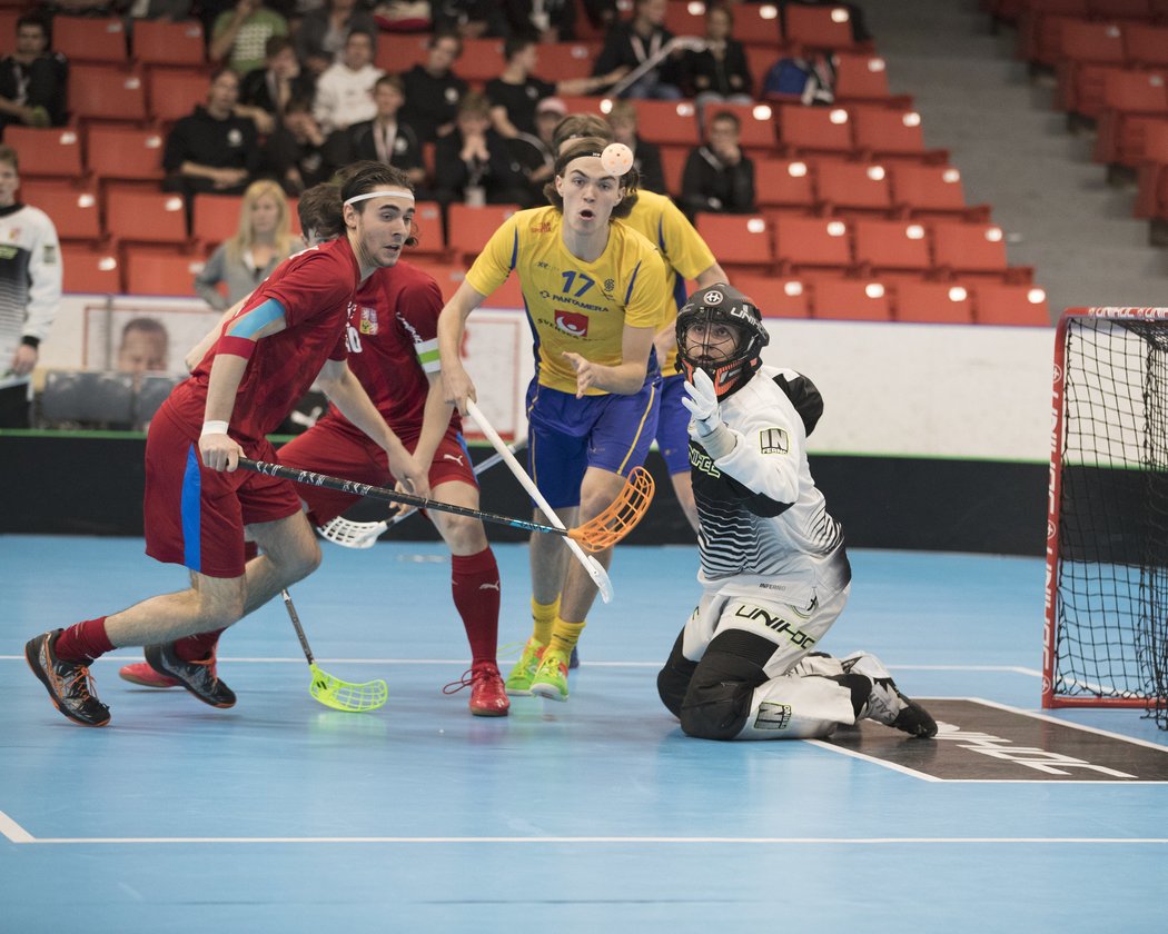 Čeští florbalisté porazili ve finále juniorského mistrovství světa v kanadském Halifaxu Švédsko 8:2 a získali historické zlato