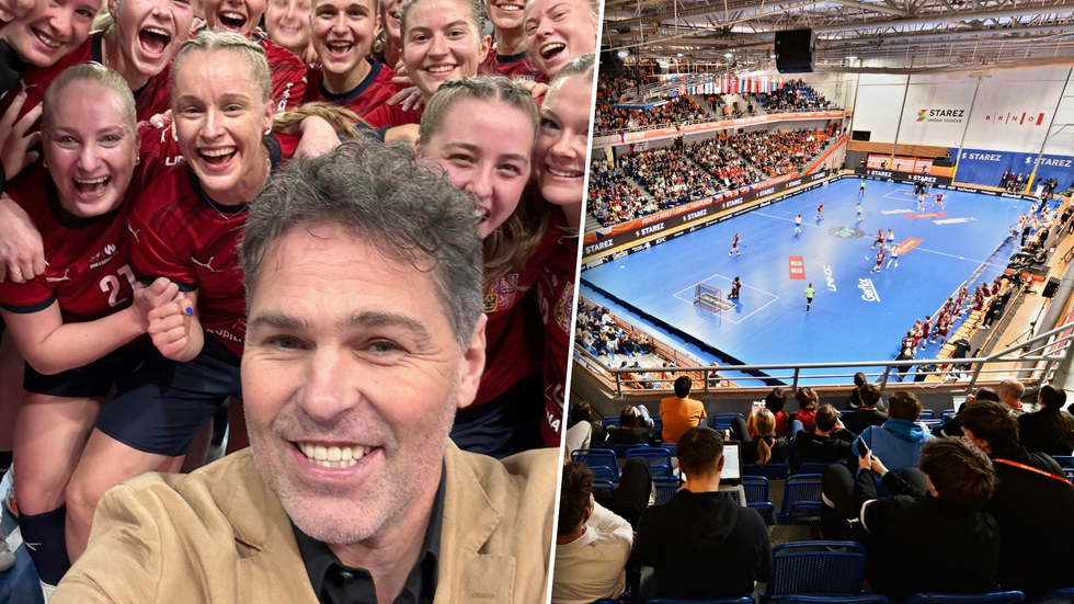 Jaromír Jágr si s českými florbalistkami stihl vyfotit i společnou selfie