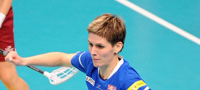 Magdalena Kotíková, za svobodna Šindelová, v českém dresu na MS v roce 2009