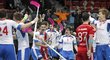 Čeští florbalisté v bronzové euforii po dramatickém zápase se Švýcary