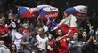 Čeští fanoušci se v semifinále MS proti Finsku neztratili