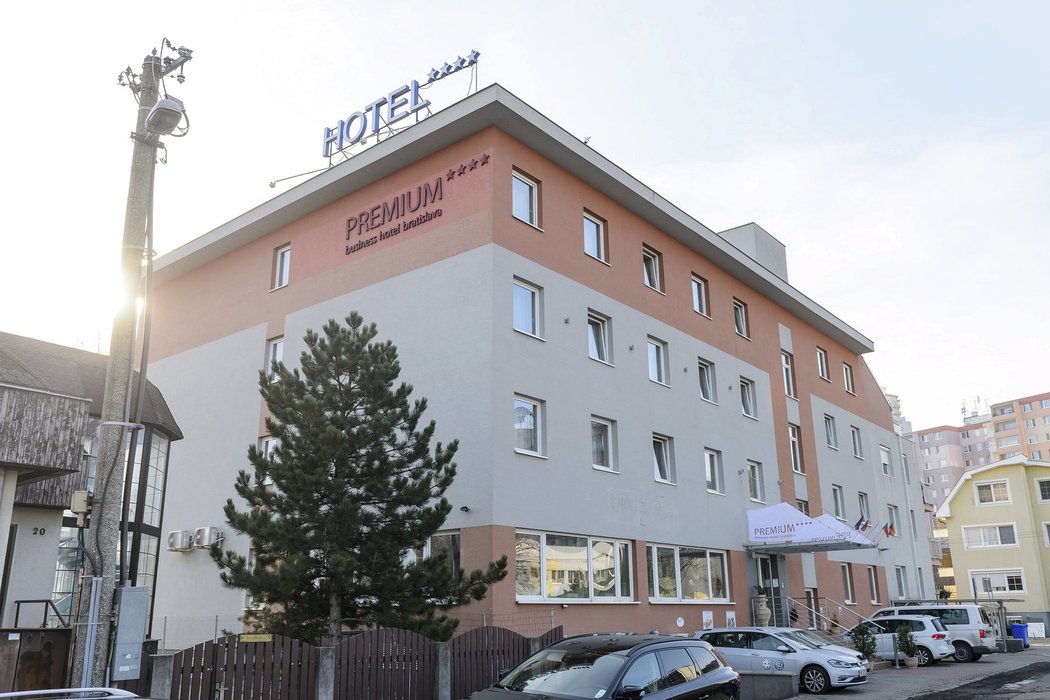 Příjemný hotel uprostřed paneláků hostí českou reprezentaci