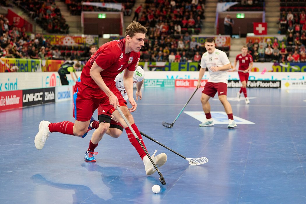 Češi vyhráli úvodní zápas MS proti Lotyšsku 6:3