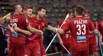 Česko - Švýcarsko 6:4. Florbalisté zdolali rivala a vyhráli skupinu