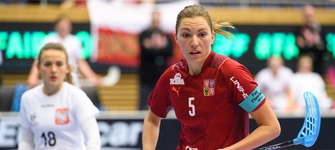 Kapitánka Eliška Krupnová zařídila druhý český gól proti Polsku